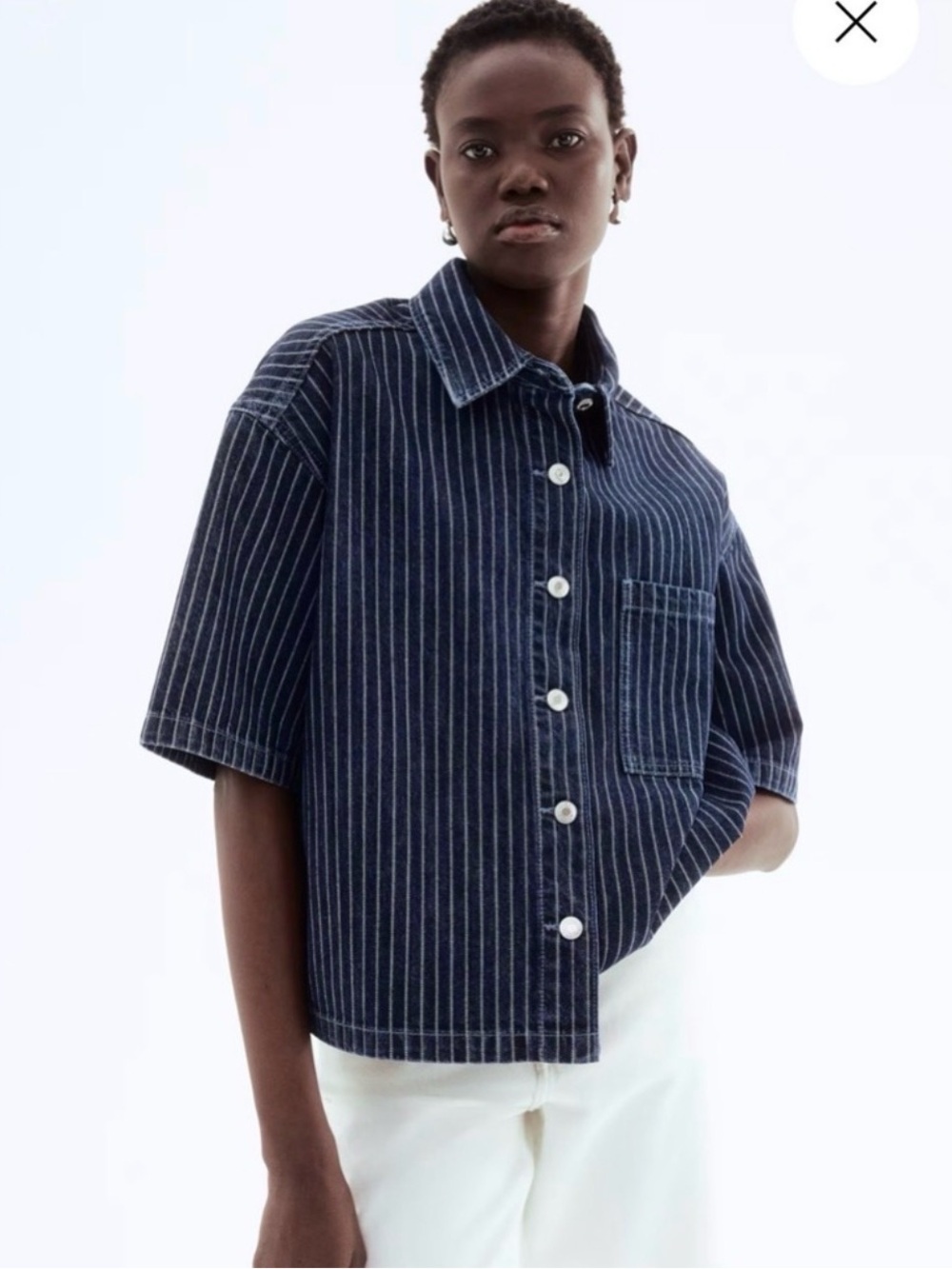 NWT Oversized Denim shirt- Small